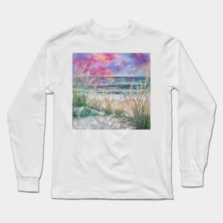 Sand dunes at sunset Long Sleeve T-Shirt